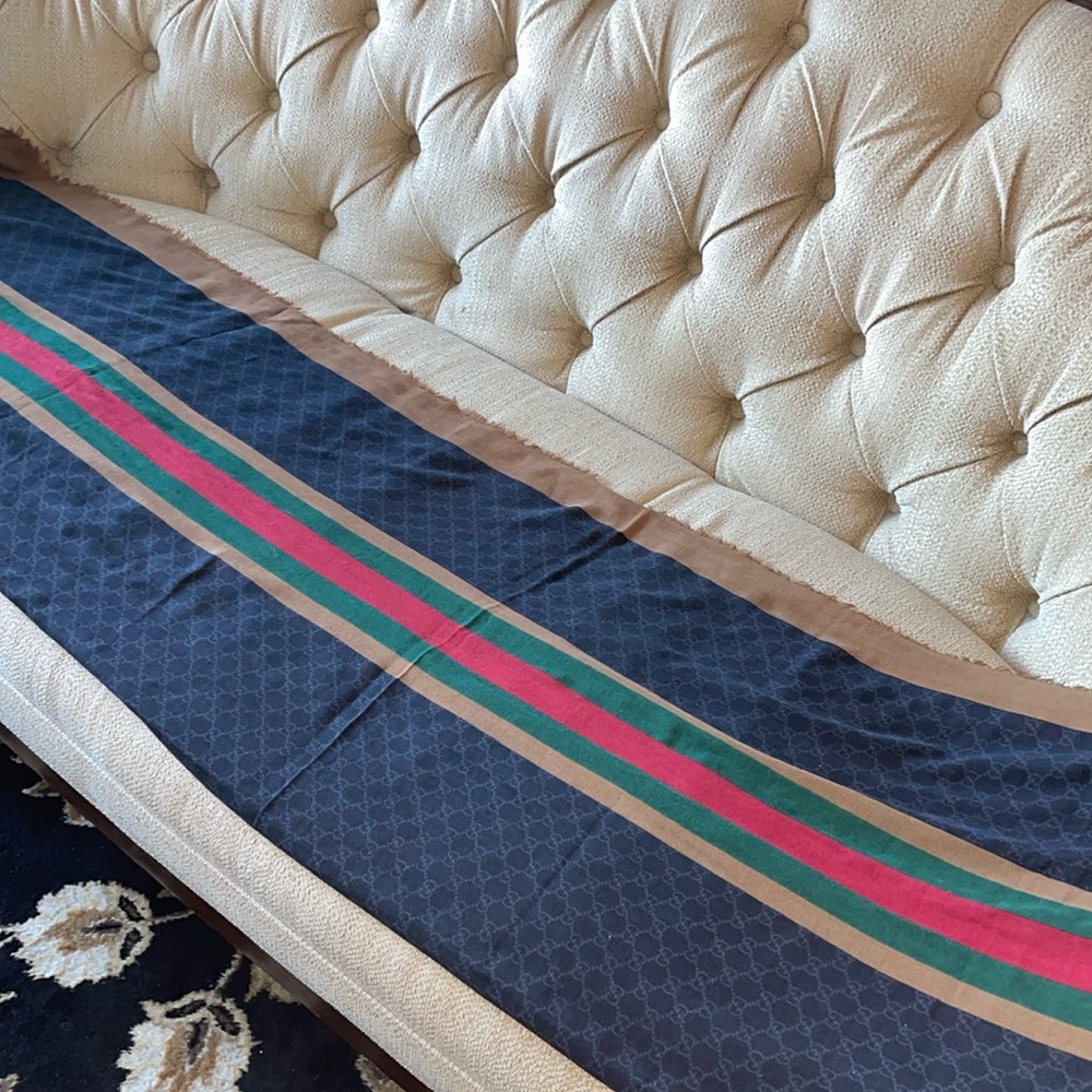 Authentic Gucci silk wool scarf